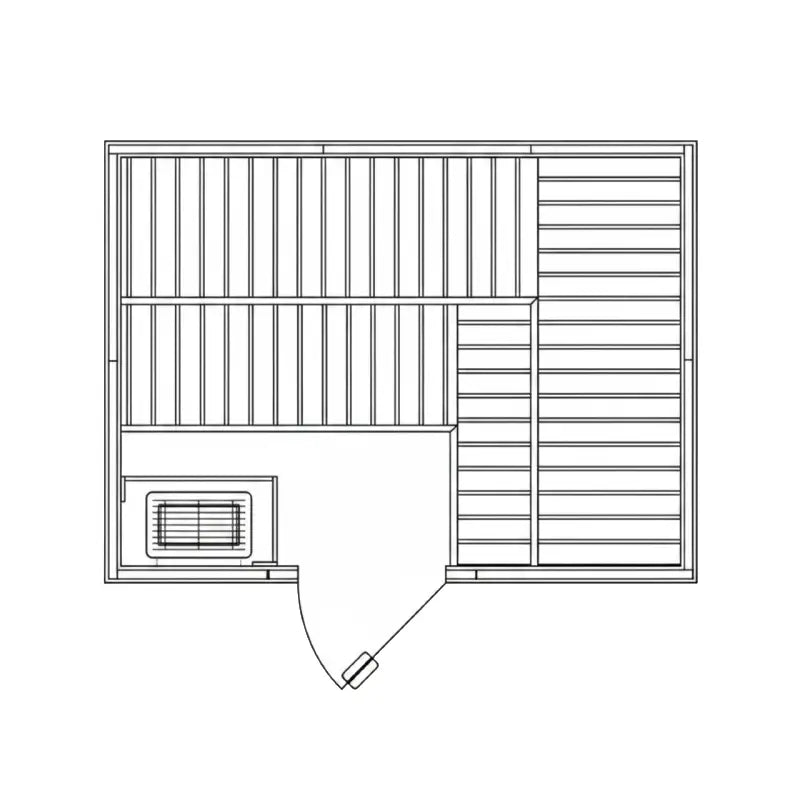 Finnleo Sisu Freestanding Panel-Built Sauna