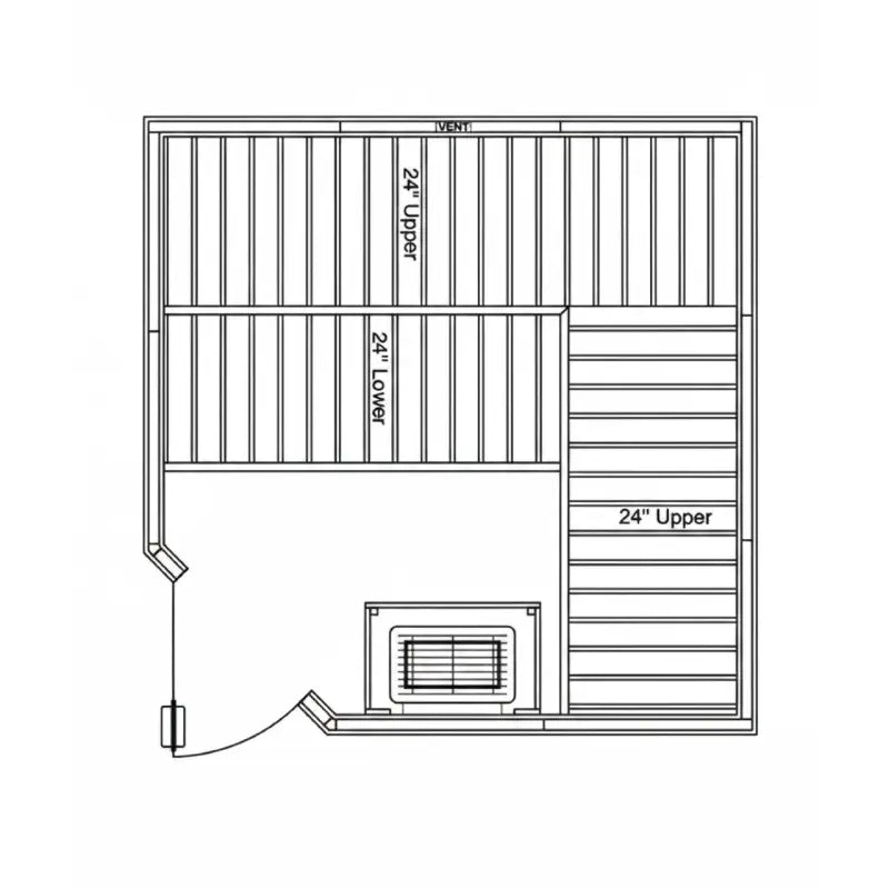 Finnleo Sisu Freestanding Panel-Built Sauna