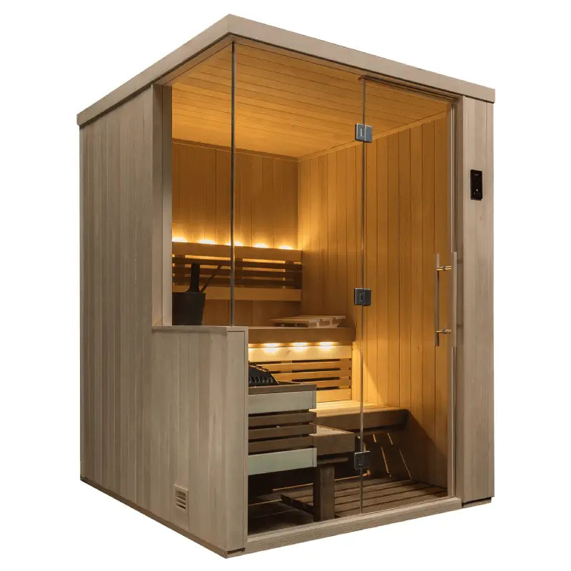Finnleo Designer Series Sauna Room Vita II / Door Hinge Left,Vita II / Door Hinge Right Finnleo FinnleoVitaIIDesignerSaunaRoom00.webp
