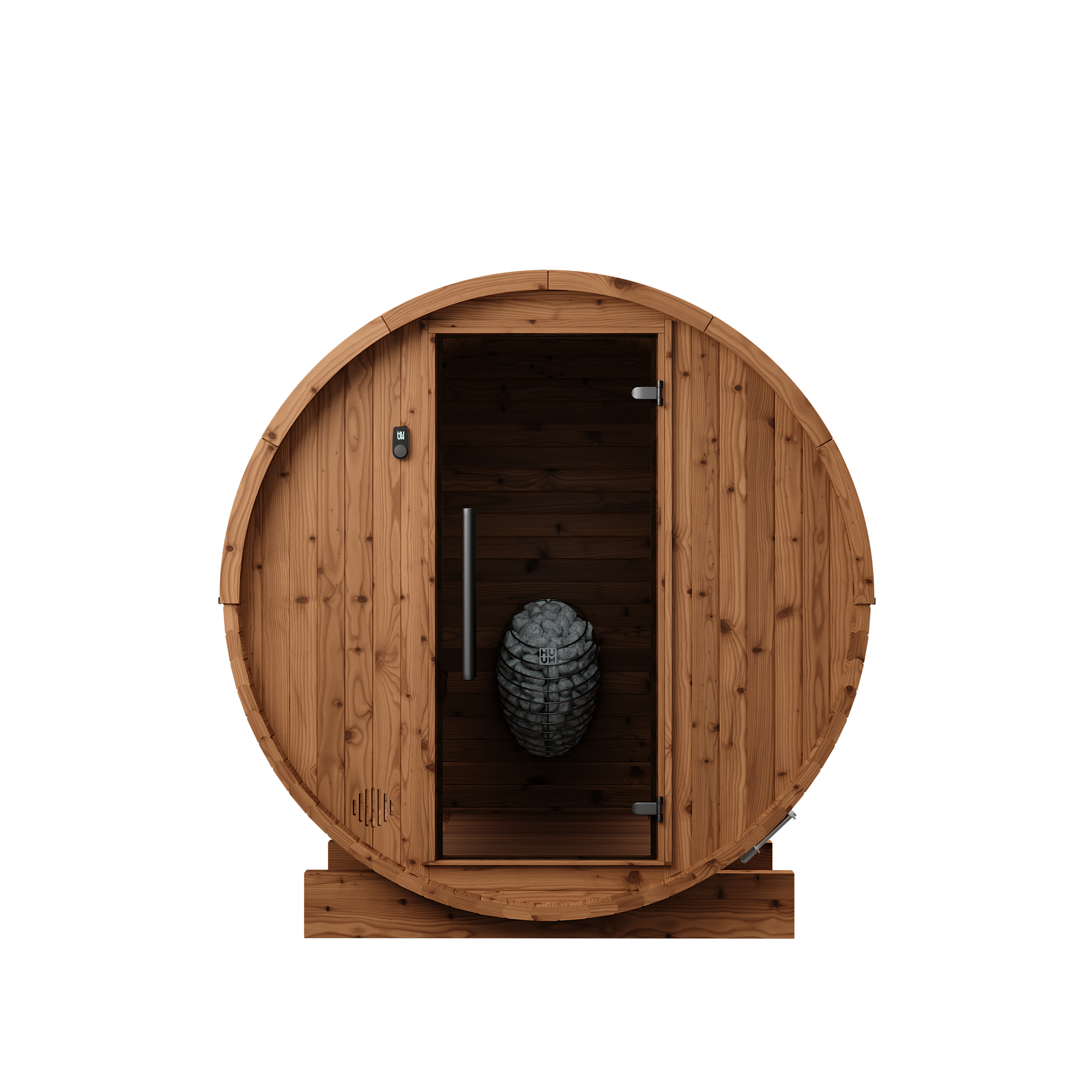 Thermory 4 Person Barrel Sauna No 53 DIY Kit Thermally Modified Spruce Thermory Front_67cc9661-3cdb-4adc-83af-af43e23d1aba.png