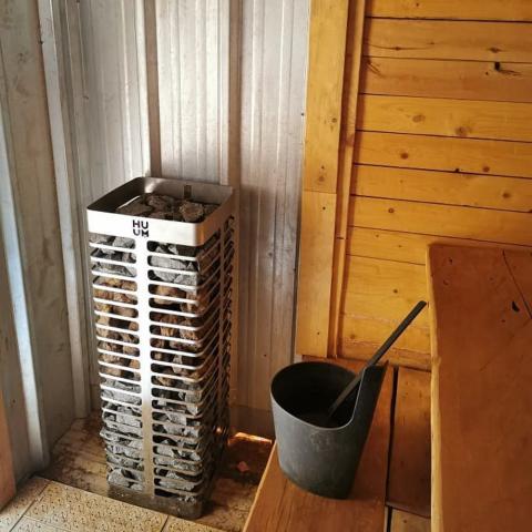HUUM STEEL 9.0kW Electric Sauna Heater(318-529cf) HUUM HUUM_Steel_Heater_Installed_3_f3ef5b84-04c2-49dc-a25d-6818576b023a.jpg