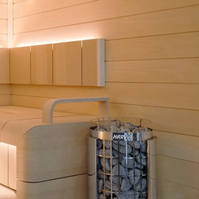 Harvia Cilindro PC60 6KW Sauna Heater with Built in Controls (141-294CF)