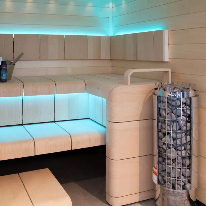 Harvia Cilindro PC60 6KW Sauna Heater with Built in Controls (141-294CF)