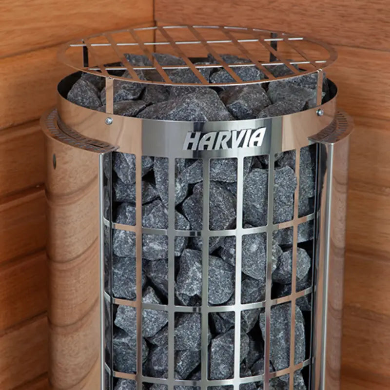 Harvia Cilindro PC60 6KW Sauna Heater with Built in Controls (141-294CF)