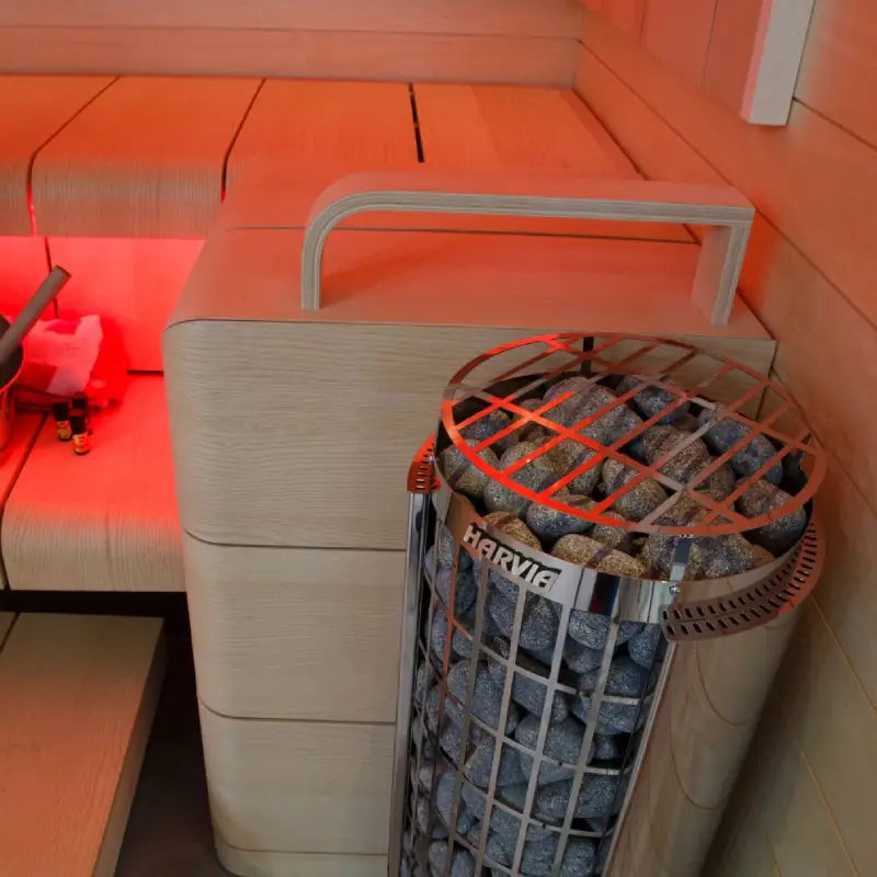 Harvia Cilindro PC60 6KW Sauna Heater with Built in Controls (141-294CF)