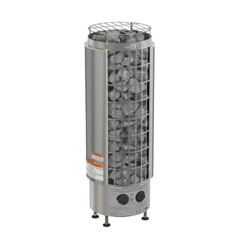 Harvia Cilindro PC90 9KW Sauna Heater with Built in Controls (141-494CF) Cilindro Just Heater,Cilindro With Stones Harvia HarviaCilindro9KW00b.webp
