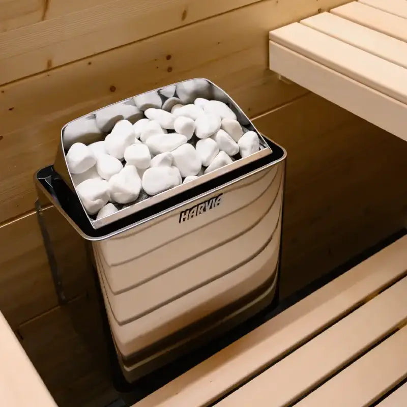 Harvia KIP60B Stainless Steel 6KW Sauna Heater with Built-in Control JH60B2401 (170-300cf)