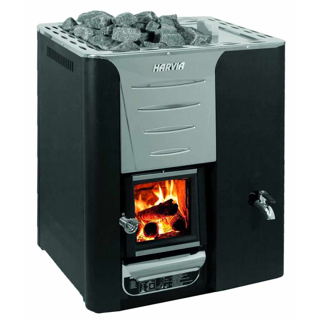Harvia Pro 20 Rs Wood Burning Sauna Stove With Water Tank - Finnish Sauna Builders Harvia Harvia_20_RS_Pro_WK200RS.jpg