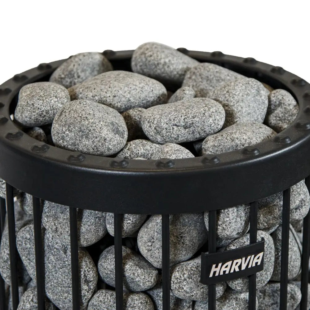 Harvia Sauna Stones - Finnish Sauna Builders 1 Box / Vulcanite (AC3040),1 Box / Black Vulcanite (AC3045),1 Box / Decorative White Stone (AC4000),1 Box / AC3000,1 Box / AC3020,1 Box / R-991,3 Boxes / Vulcanite (AC3040),3 Boxes / Black Vulcanite (AC3045),3 