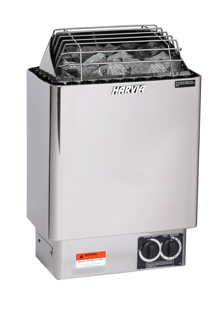 Harvia KIP80B Stainless Steel 8KW Sauna Heater with Built-in Control JH80B2401 (250-425cf) 240V 1PH Harvia Harvia_KIP-USA_steel.png