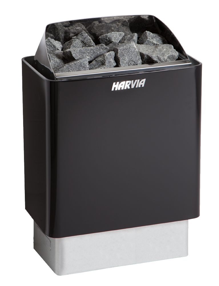 Harvia KIP60W Stainless Steel 6KW Sauna Heater(170-300cf) 240V 1PH / Black Harvia Harvia_Sahkari_Black_KIP45E-KIP80E_p1.jpg