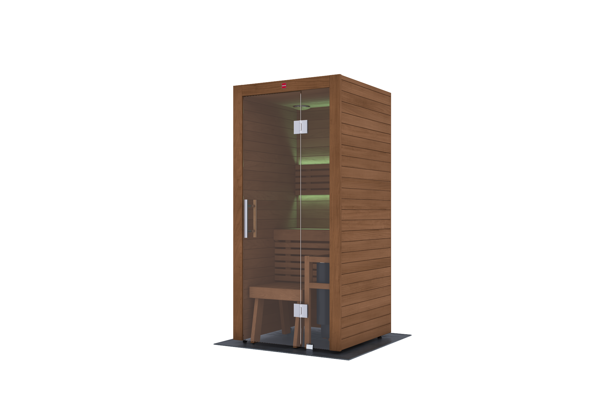 Harvia Utu Sauna Cabin: The Ultimate DIY Finnish Sauna Experience for Home Relaxation and Wellness 1 Person with KIP Heater,2 Person with KIP Heater,3 Person with KIP Heater Harvia Harvia_Sopo_Single_SHU0909_p2.png
