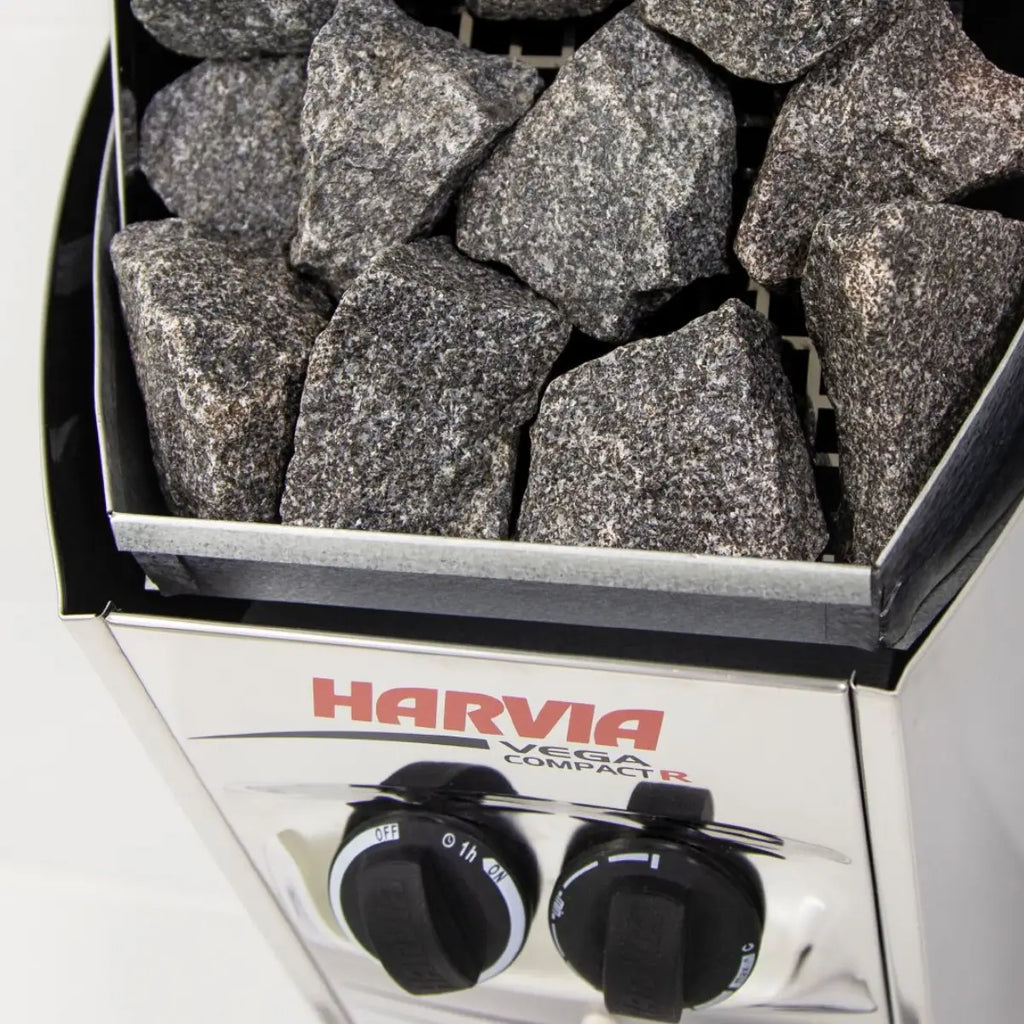 Harvia Vega BC19 1.9KW Stones View - Finnish Sauna Builders