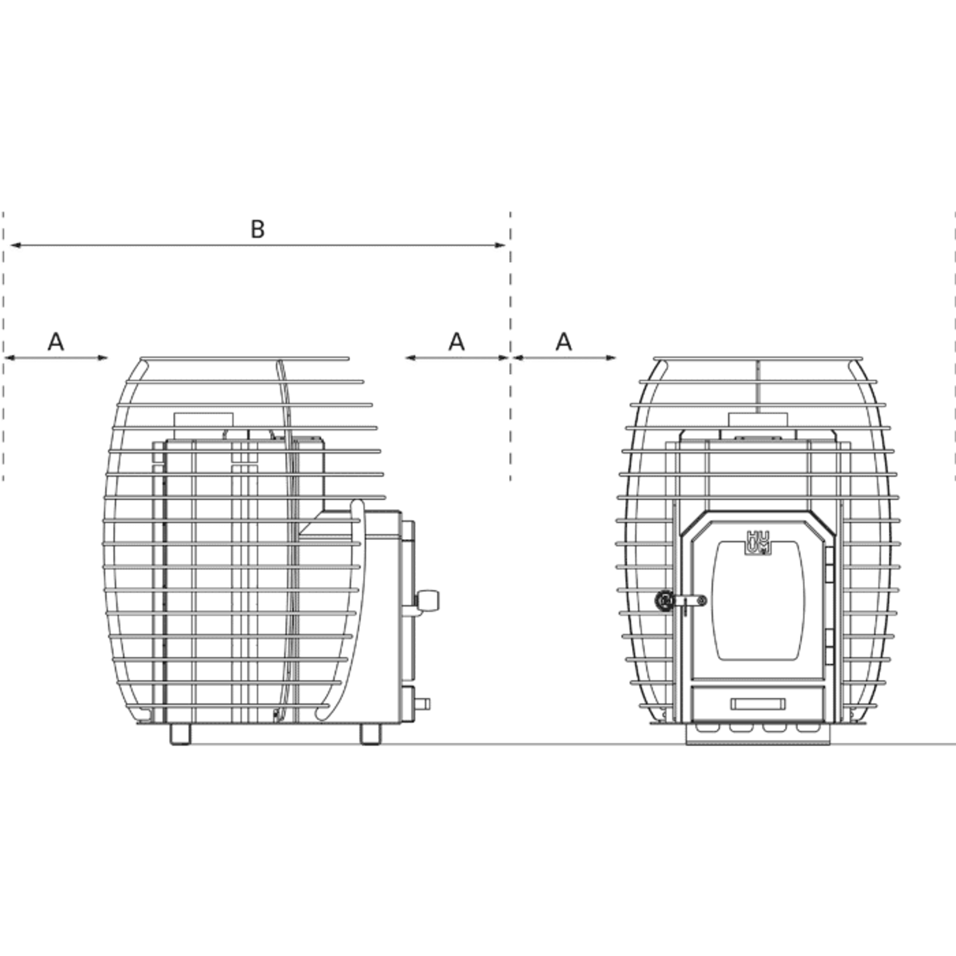 HUUM Hive Wood 13 Wood-Burning Sauna Heater 177 to 460 cubic feet HUUM Huum_Veebijoonised_koos_4-03-e1562654266612.png