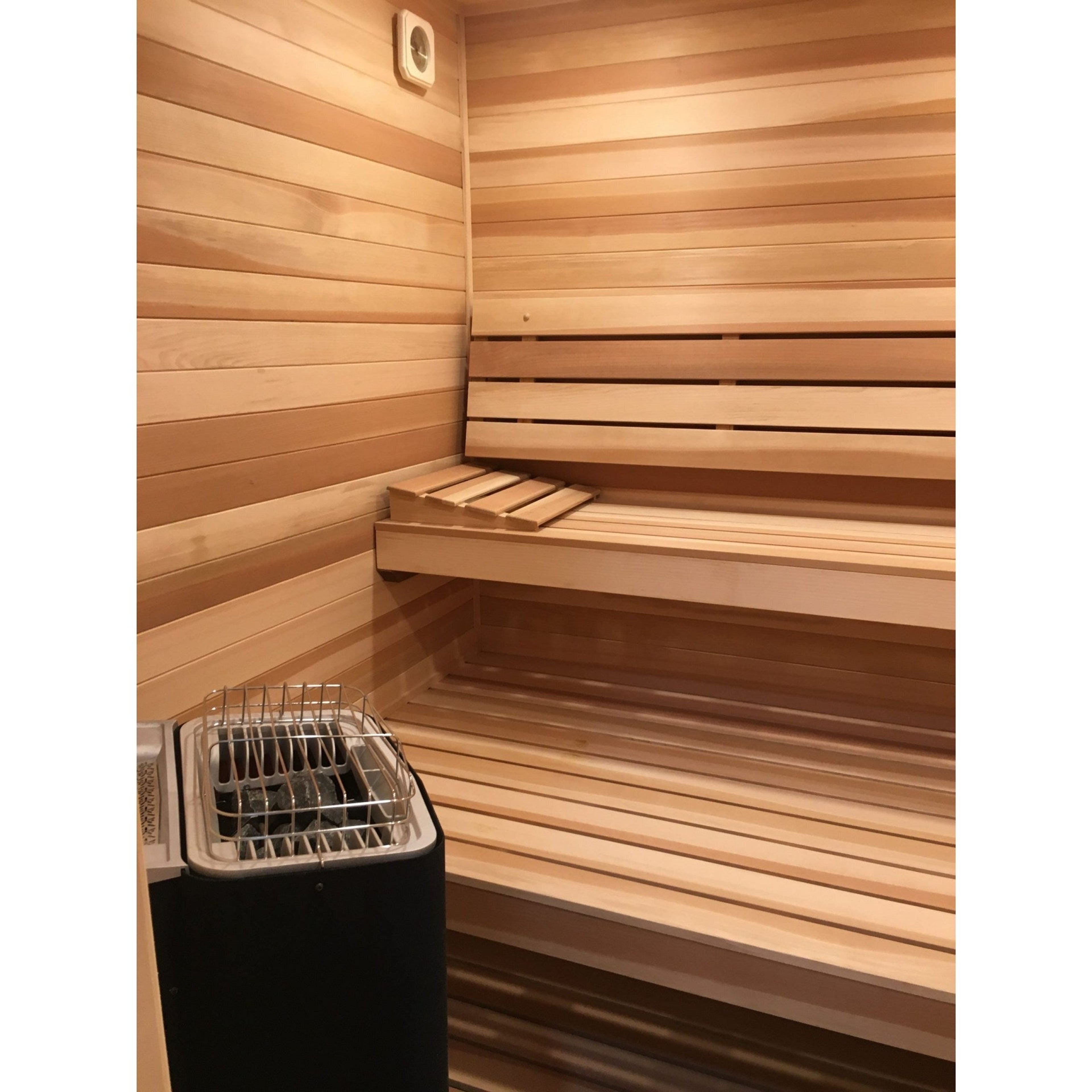 Finnish Sauna Builders 10' x 10' x 7' Pre-Cut Sauna Kit