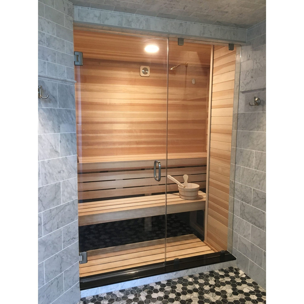 Finnish Sauna Builders 10' x 10' x 7' Pre-Cut Sauna Kit