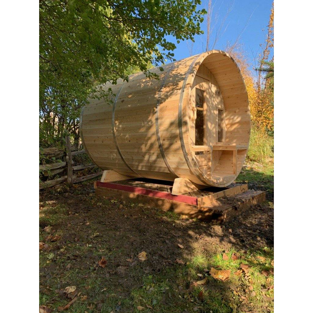 Dundalk Serenity Barrel Sauna  - 6'6" x 6'6" Dundalk LeisureCraft IMG_2906.jpg