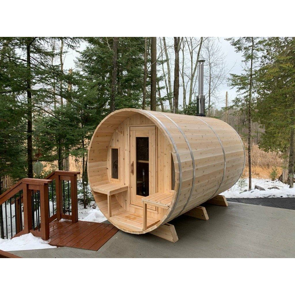 Dundalk Tranquility Barrel Sauna 6'6" x 9'10" Dundalk LeisureCraft IMG_3384.jpg