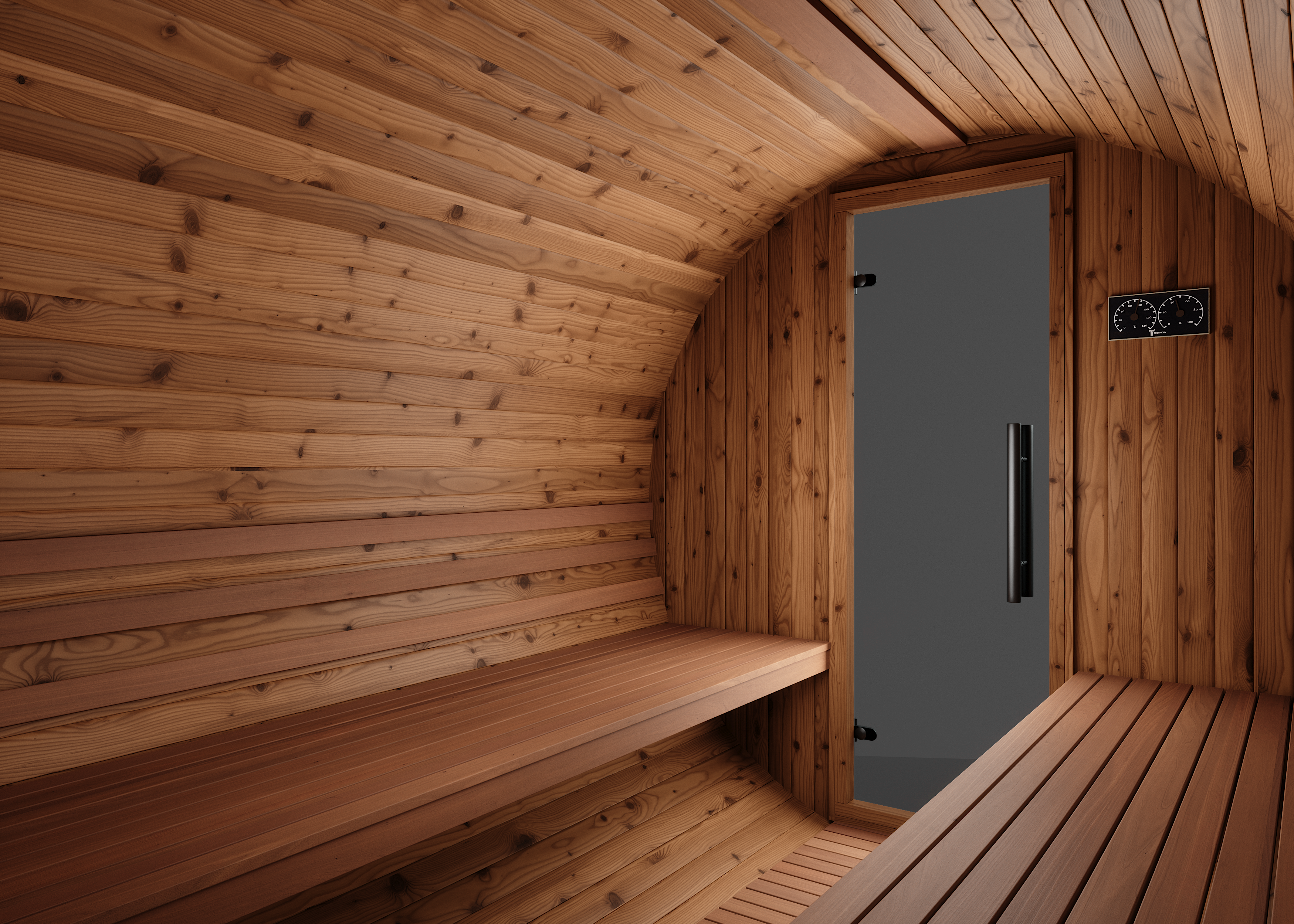 Thermory 8 Person Barrel Sauna No 85 DIY Kit Thermally Modified Spruce Thermory Indoor_right_6a3d685e-d93a-402c-83b7-3840ef9837f5.png