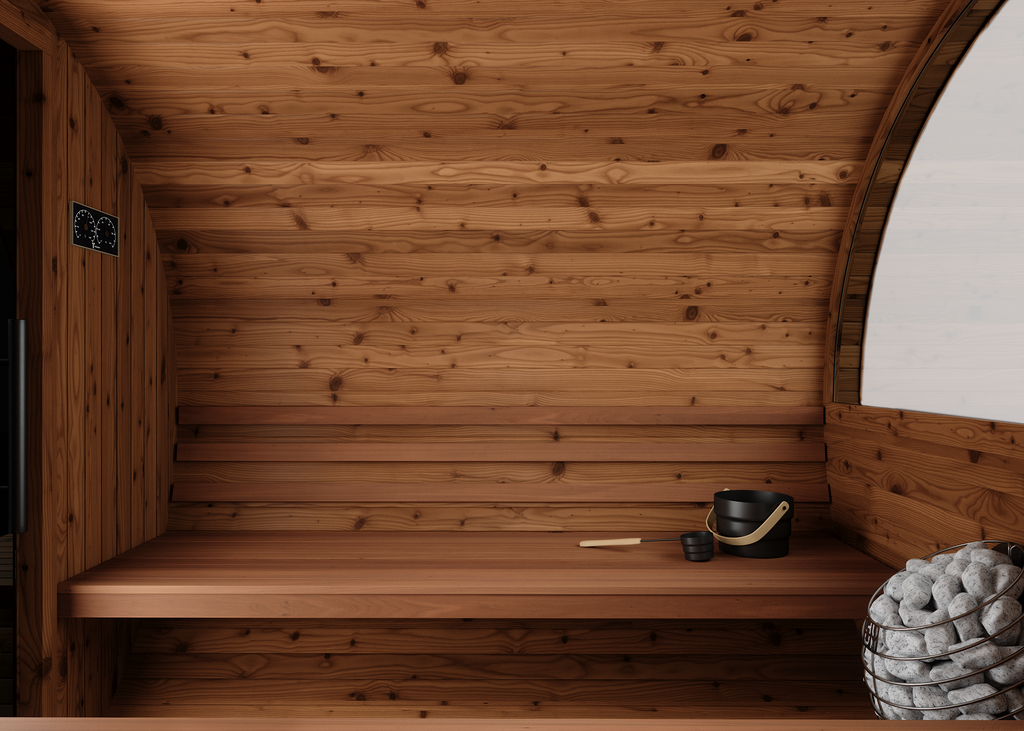 Thermory 6 Person Barrel Sauna No 82 DIY Kit with Terrace and Window Thermally Modified Spruce Thermory Indoor_side_abb6d3c9-d9a4-42ed-b3b3-442dd9ac3e77.png