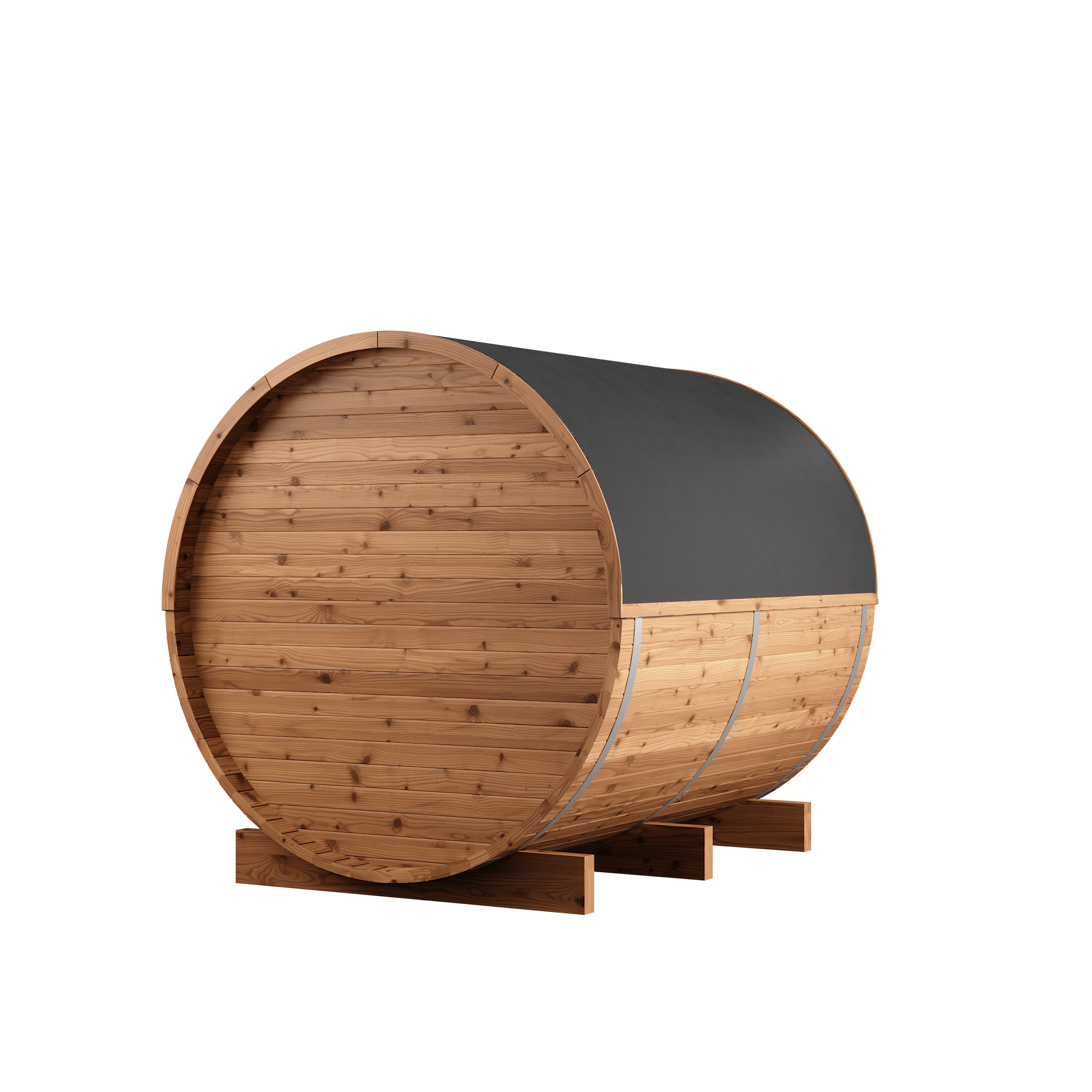 Thermory 6 Person Barrel Sauna No 51 DIY Kit Thermally Modified Spruce Thermory Left_PVC_606bef3d-c216-4271-851e-7a72c69ecac8.png