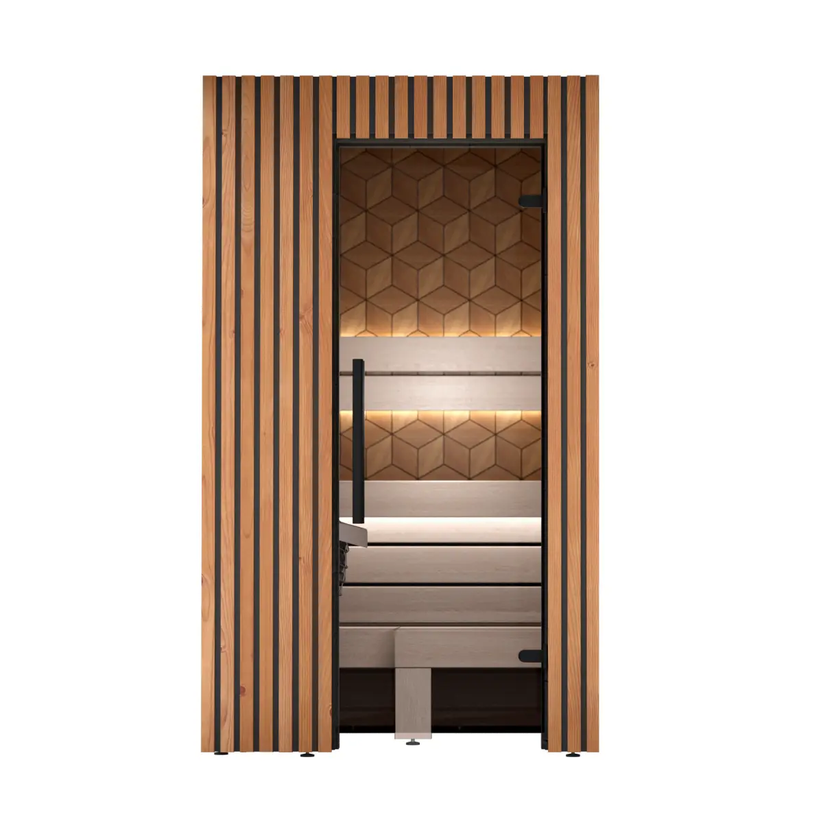 Leil® Como 1-120 1 Person Indoor Sauna Kit Leil® Saunas Leil_Como1-1201PersonIndoorSaunaKit_2.webp