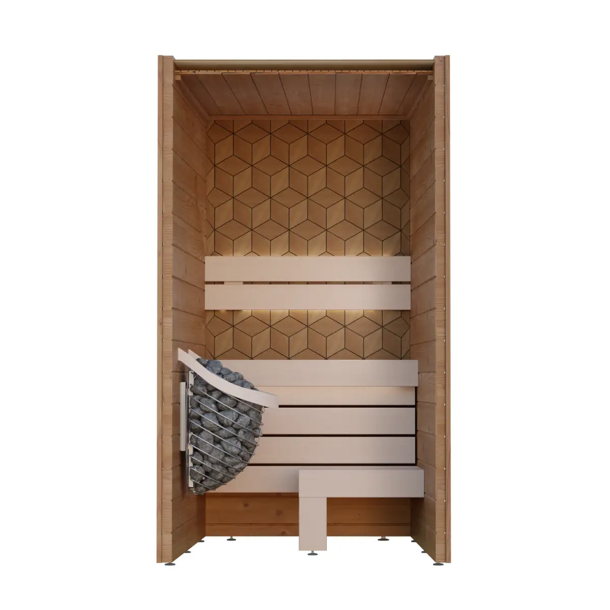 Leil® Como 1-120 1 Person Indoor Sauna Kit Leil® Saunas Leil_Como1-1201PersonIndoorSaunaKit_3.webp