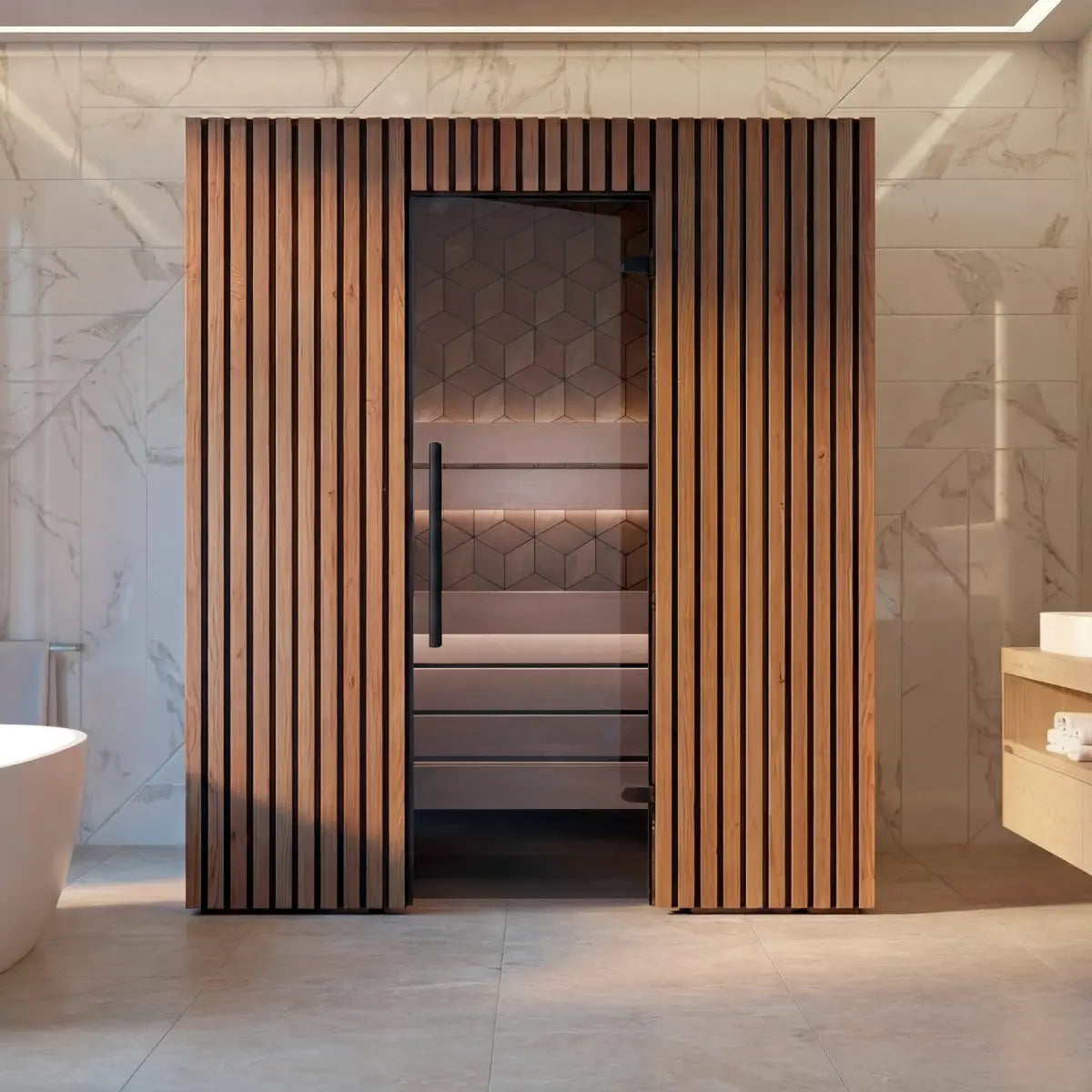 Leil® Como 3-180 3 Person Indoor Sauna Kit Leil® Saunas Leil_Como3-1803PersonIndoorSaunaKit_4.webp