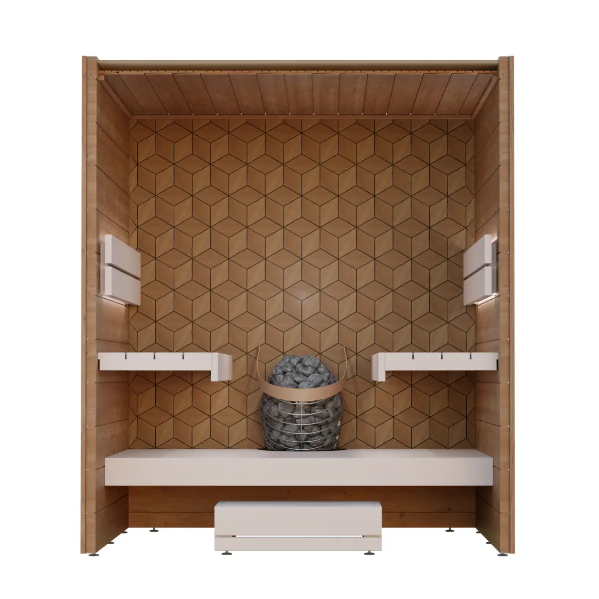 Leil® Como 4-180 4 Person Indoor Sauna Kit Leil® Saunas Leil_Como4-1804PersonIndoorSaunaKit_5.webp