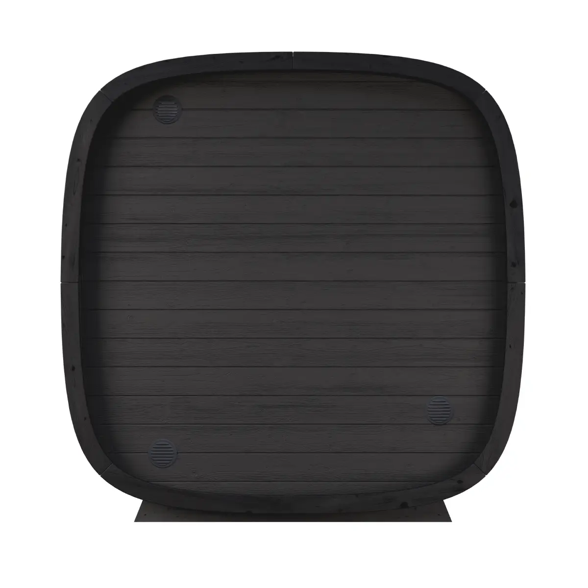 Leil® Black Cube 4 Person Outdoor Sauna Kit