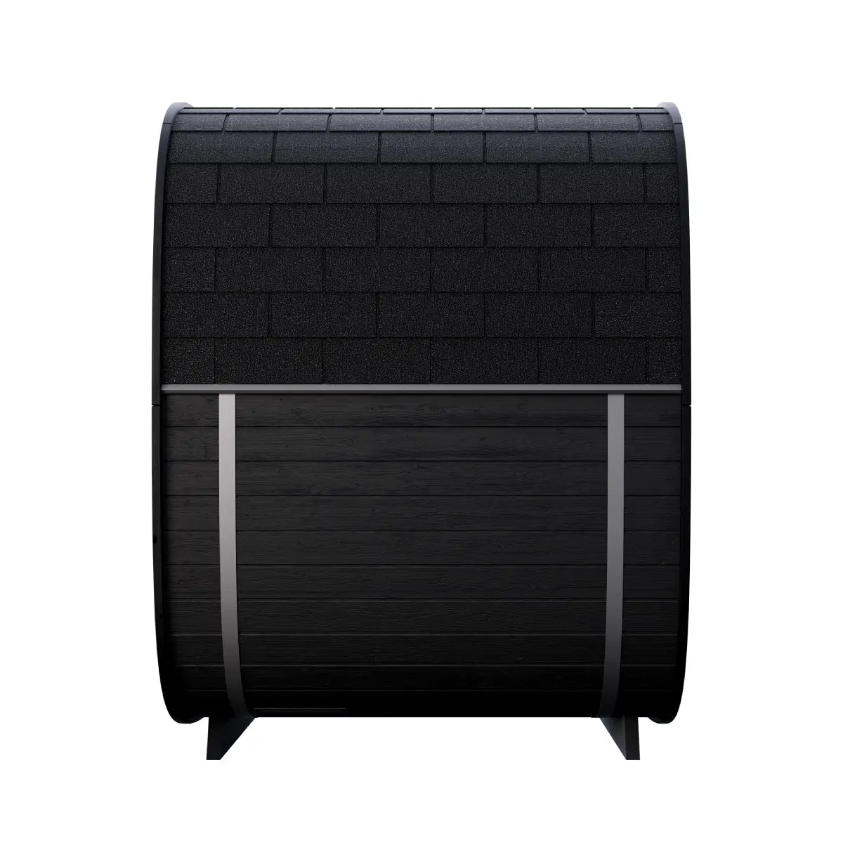Leil® Black Cube 4 Person Outdoor Sauna Kit