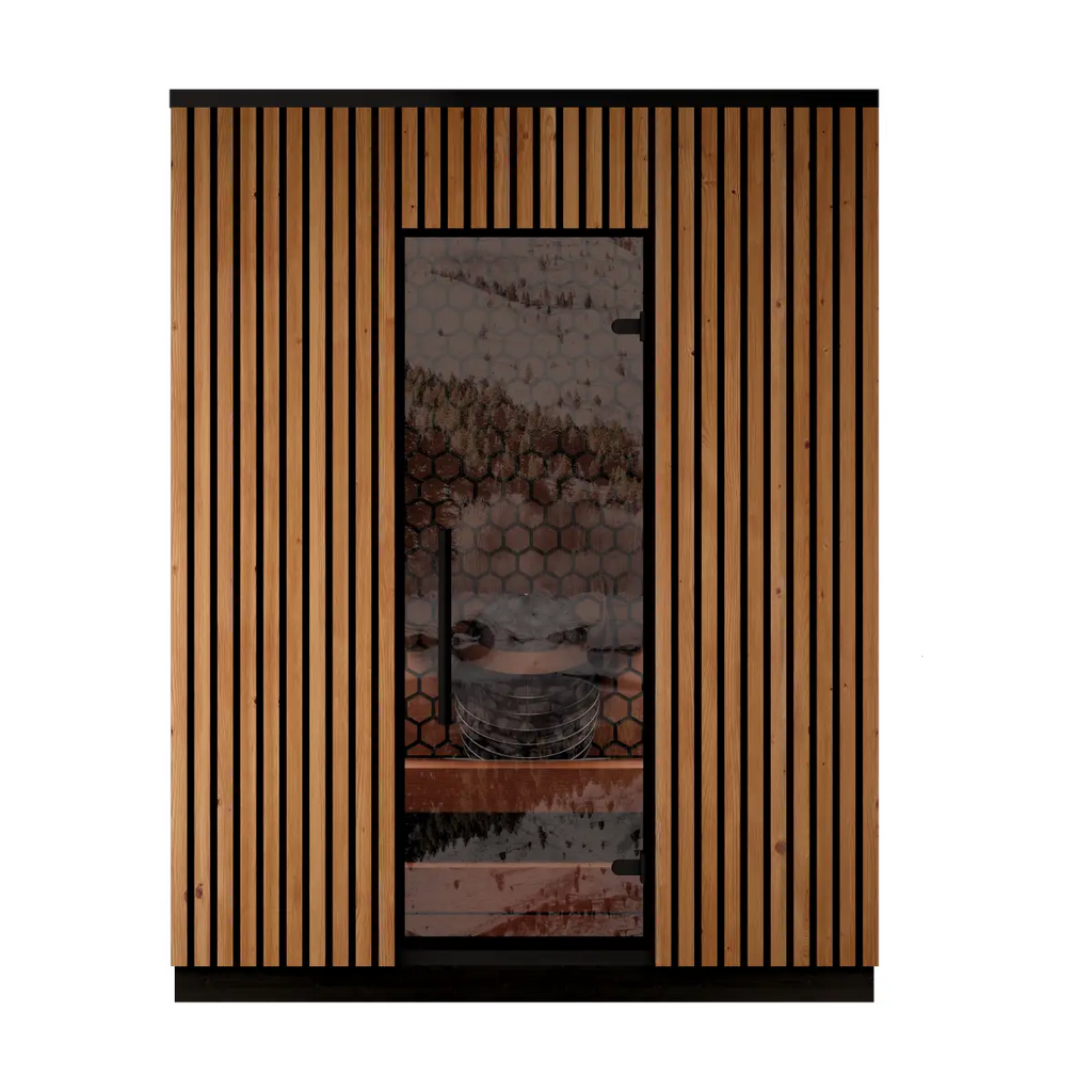 Leil® Viva 180 3 Person Outdoor Sauna Kit Leil® Saunas Leil_Viva1804PersonOutdoorSaunaKit_3.webp