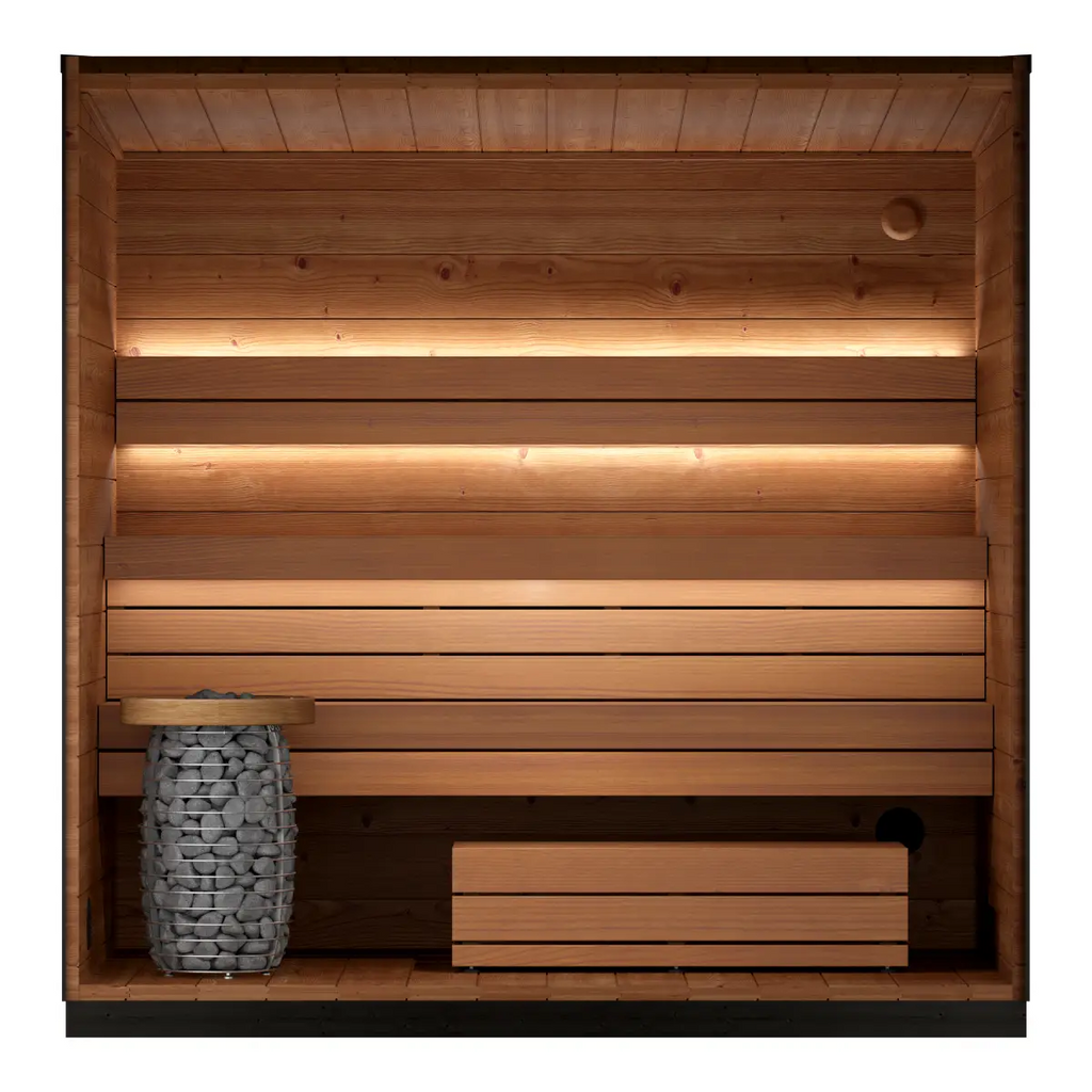 Leil® Viva 250 4 Person Outdoor Sauna Kit Leil® Saunas Leil_Viva2504PersonOutdoorSaunaKit_2.webp