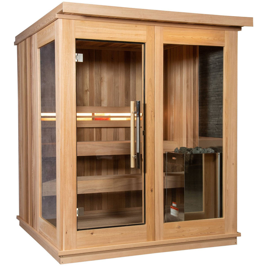 Almost Heaven Cascade 4 Person Indoor Sauna Luxury Series - Rustic Cedar Rustic Cedar (Knotty Lumber),Clear Cedar (Free of Knots) Almost Heaven Sauna Luxury_Saunas_Cascade_white_b_1024x1024_2x_b8cb8087-17fb-48be-8a76-fc33712fdea9.jpg