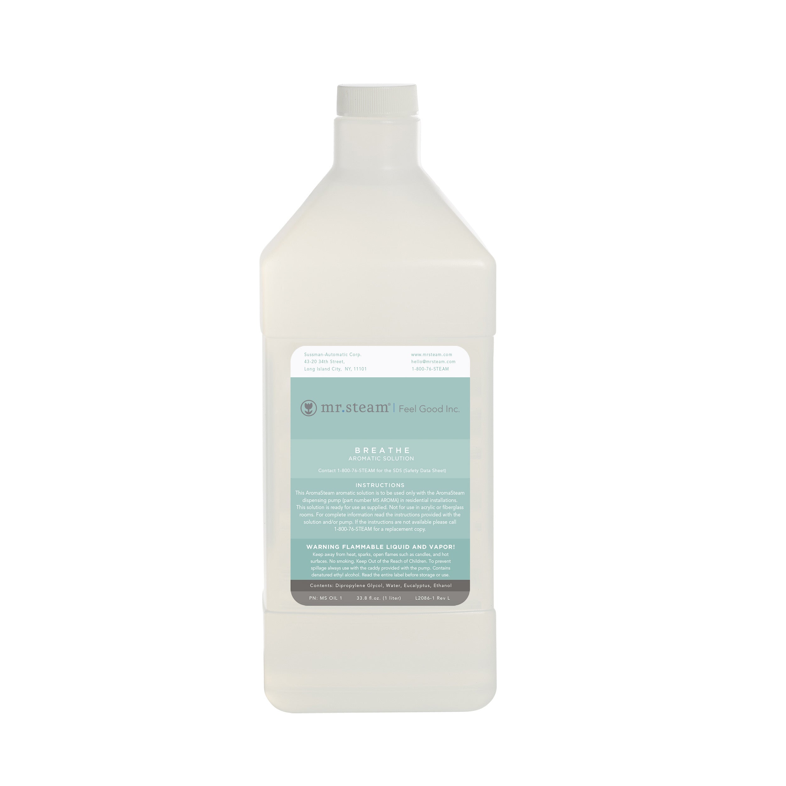 Mr Steam Essential Aroma Oil in 1 Liter Gallon