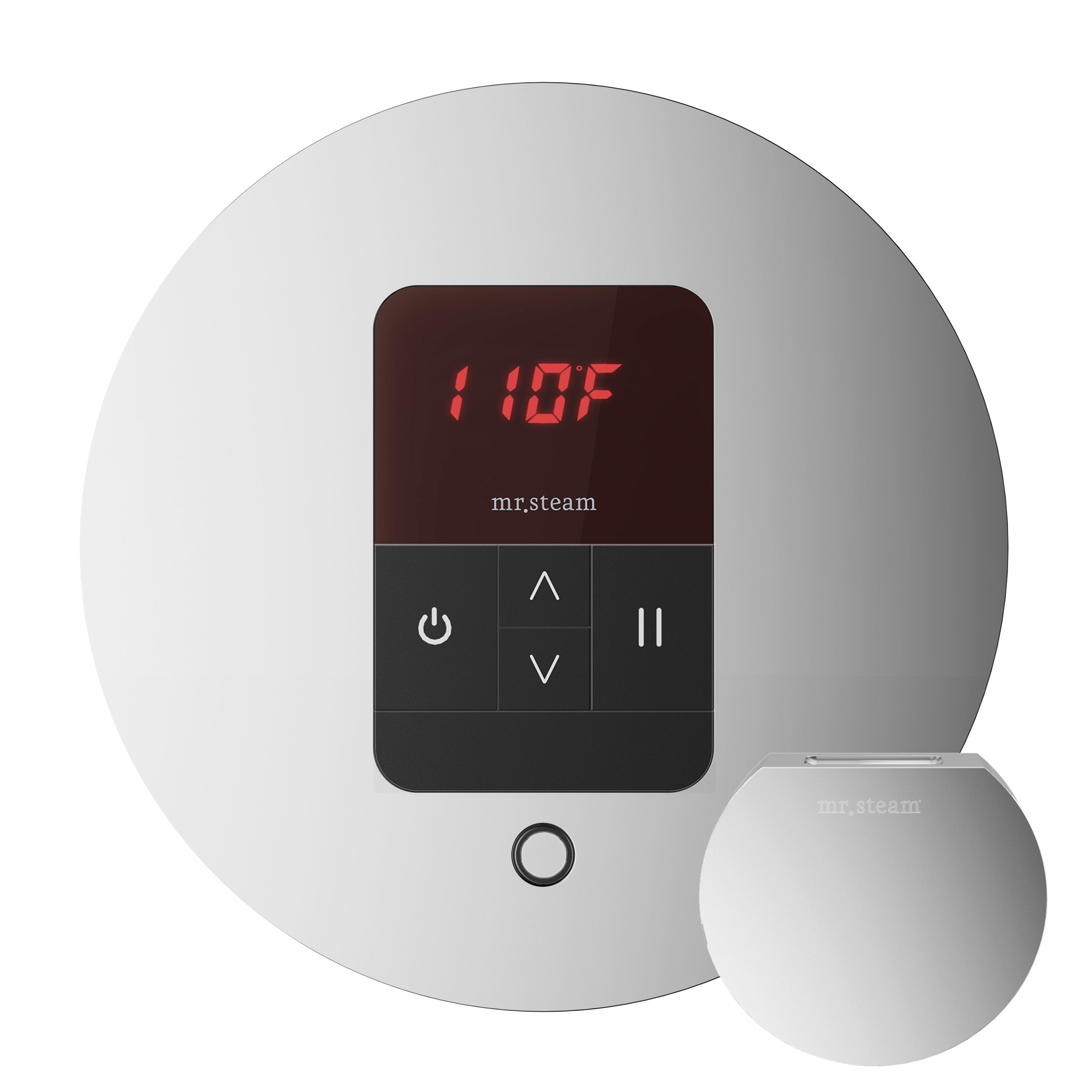 Mr Steam MS (iTempo) 9 kW (9000 W) Steam Shower Generator Package with iTempo Control in Polished Chrome