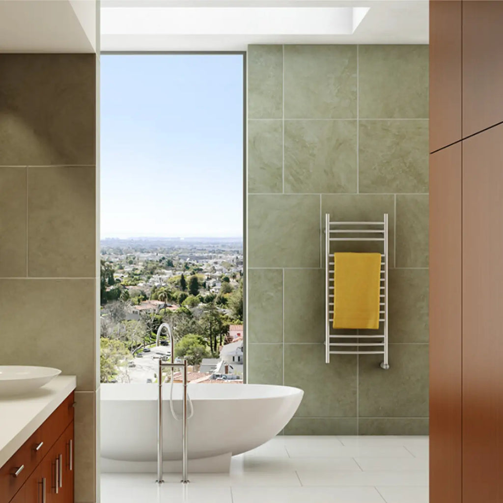 Mr. Steam Towel Warmers - The Metro Collection W328 - 18 7/16" X 17 15/16" X 7 1/4" / Stainless Steel Polished,W328 - 18 7/16" X 17 15/16" X 7 1/4" / Stainless Steel Brushed,W336 - 18 7/16" X 25 9/16" X 7 1/4" / Stainless Steel Polished,W336 - 18 7/16" X 