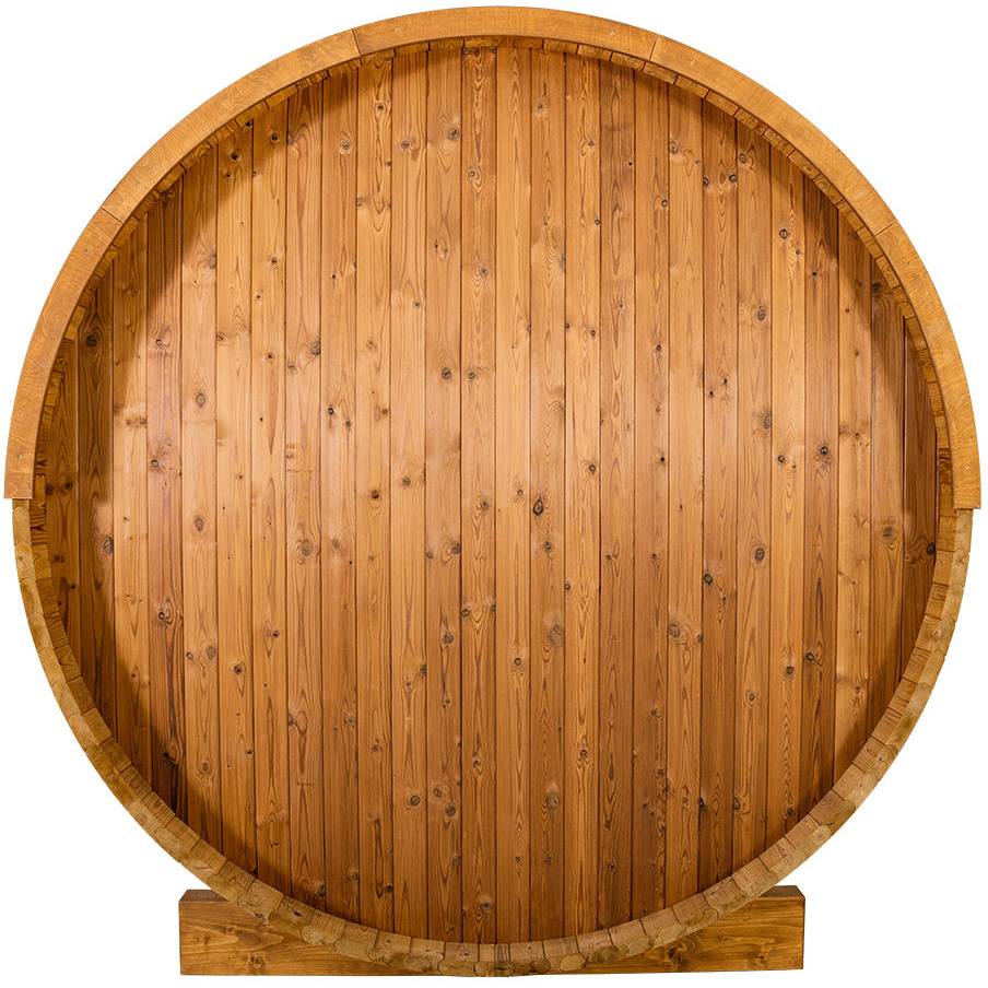 Thermory 6 Person Barrel Sauna No 63 DIY Kit Thermally Modified Spruce Thermory No63-back.jpg