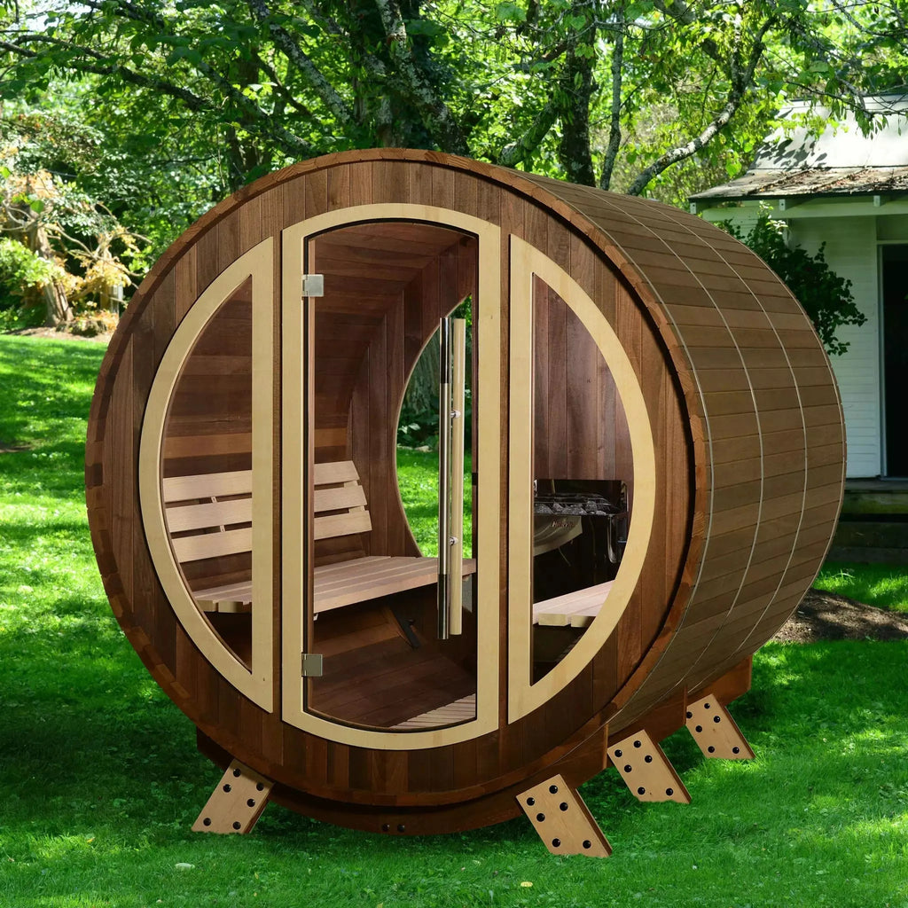 Almost Heaven Phoenix 6 Person Barrel Sauna Thermally Modified Hemlock Almost Heaven Sauna Phoenix_Front_Right_Shed_AH_Site_267a86ab-63b2-49e7-806c-5ab0441ee3fd_1024x1024_2x_jpg.webp
