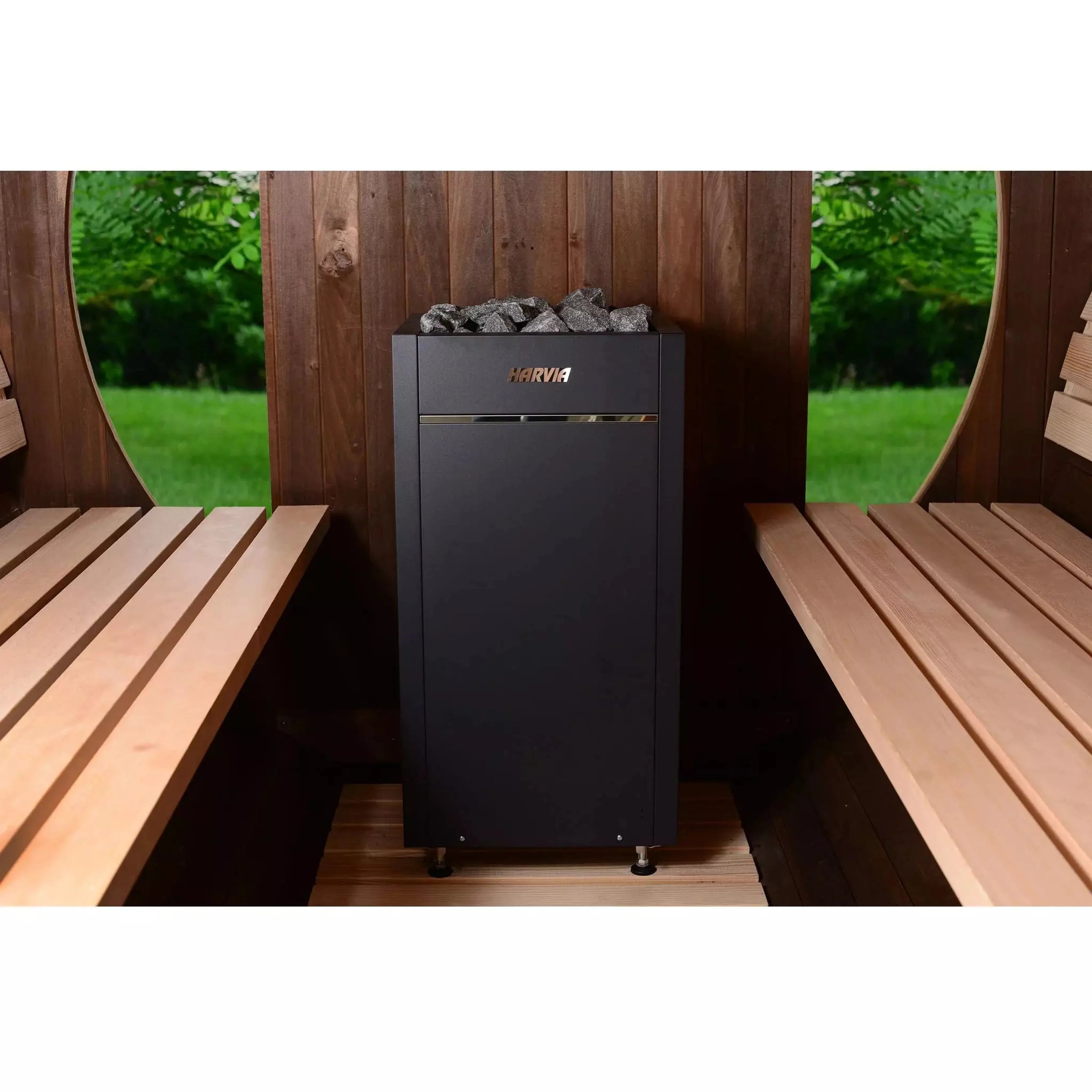 Almost Heaven Phoenix 6 Person Barrel Sauna Thermally Modified Hemlock Almost Heaven Sauna Phoenix_Interior_Black_Heater_AH_Site_1024x1024_2x_jpg.webp