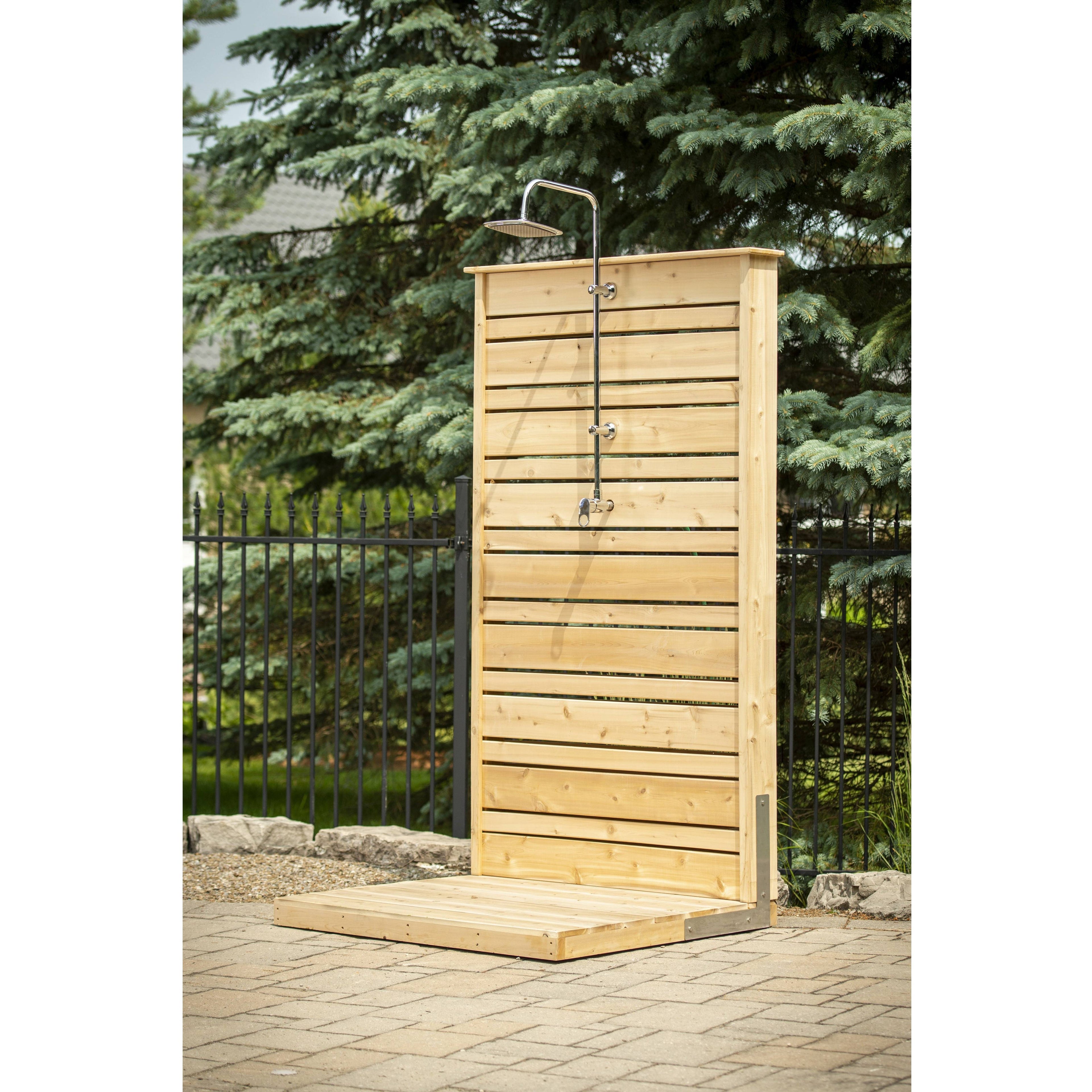 Dundalk Savannah Standing Outdoor Shower Dundalk LeisureCraft Print-3441.jpg