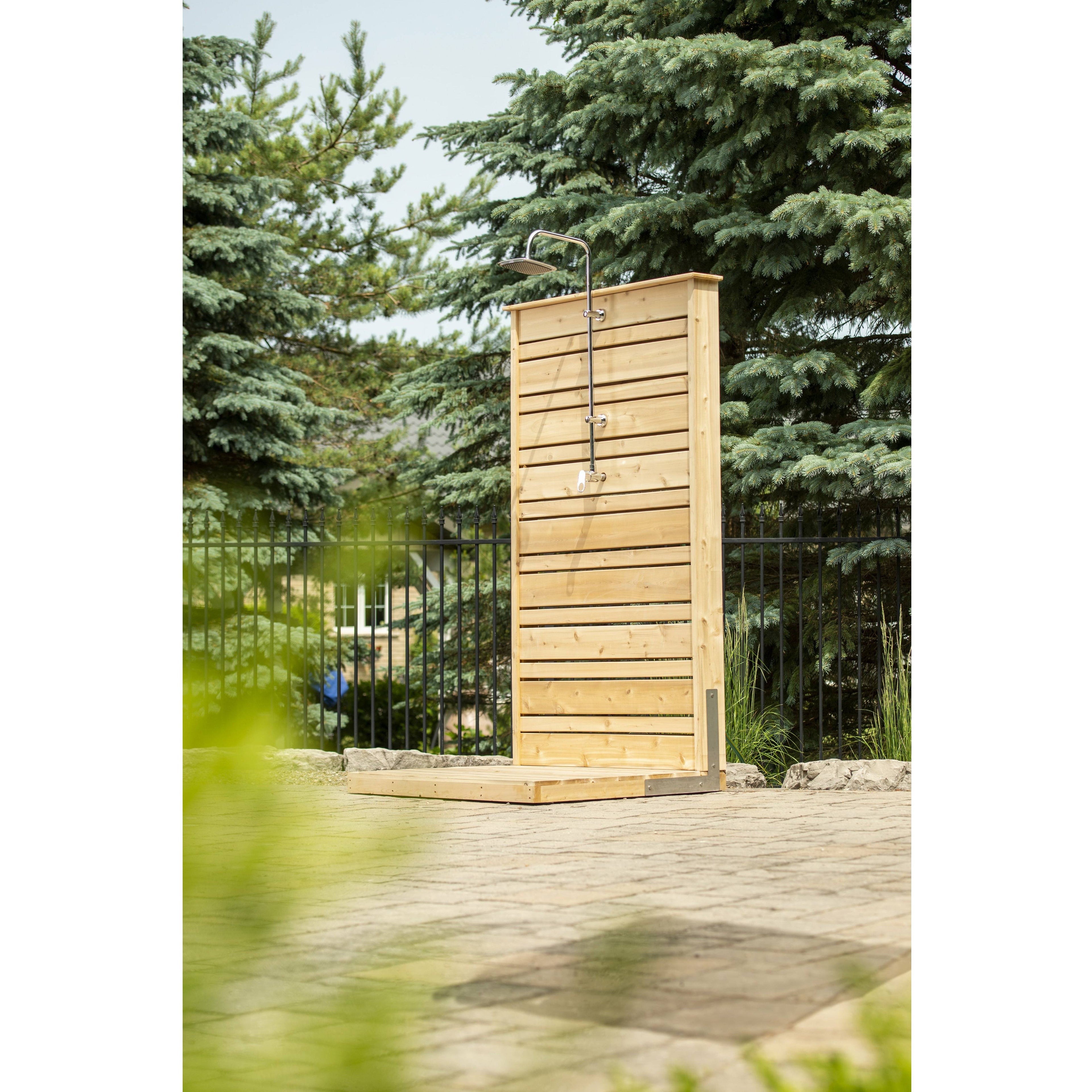 Dundalk Savannah Standing Outdoor Shower Dundalk LeisureCraft Print-3451.jpg