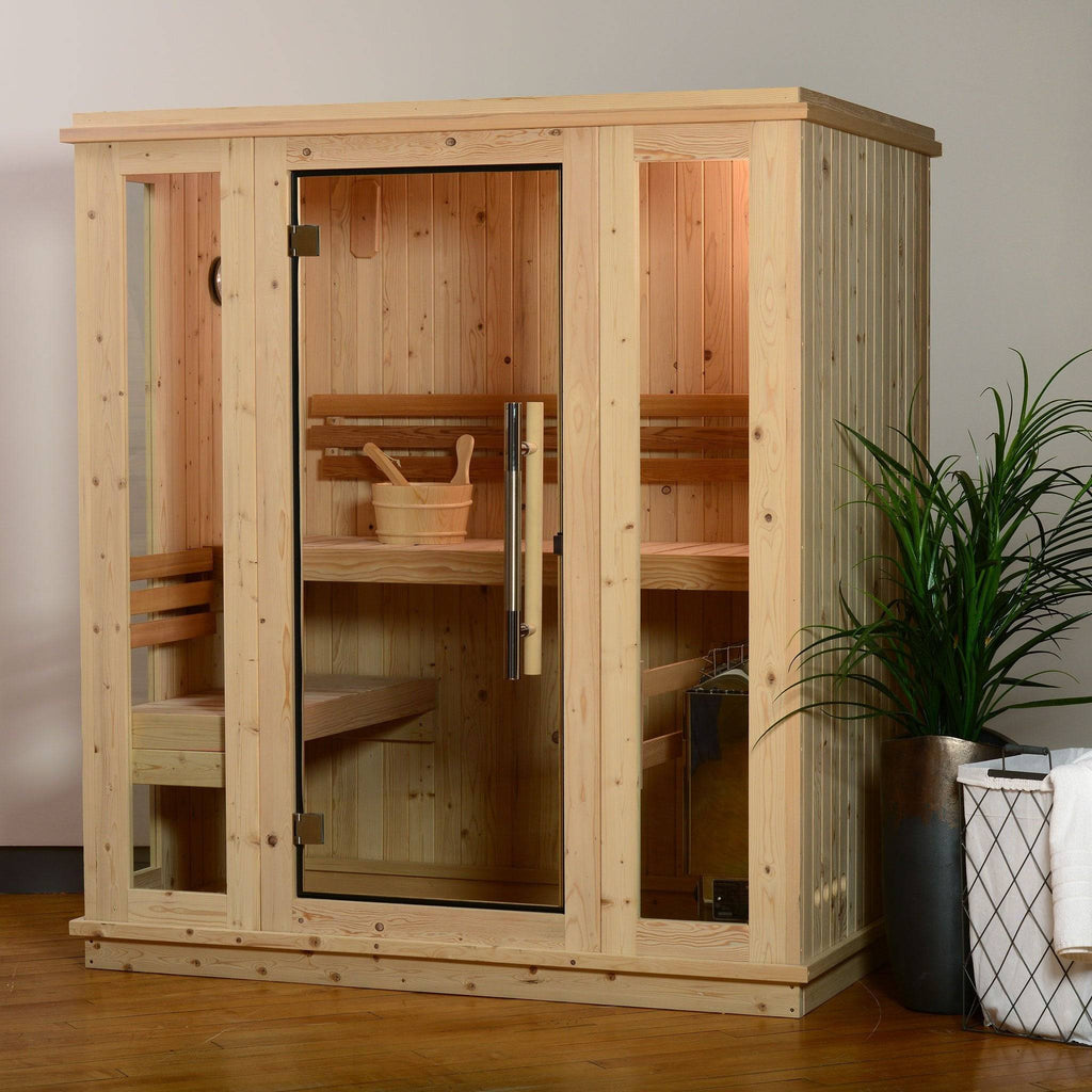 Almost Heaven Auburn 3 Person Indoor Sauna Respite Series Rustic Cedar,Fir Almost Heaven Sauna Respite_Auburn_Rustic_Props_1024x1024_2x_61ae831e-c7d0-4c70-b7f5-27187a9b0f51.jpg