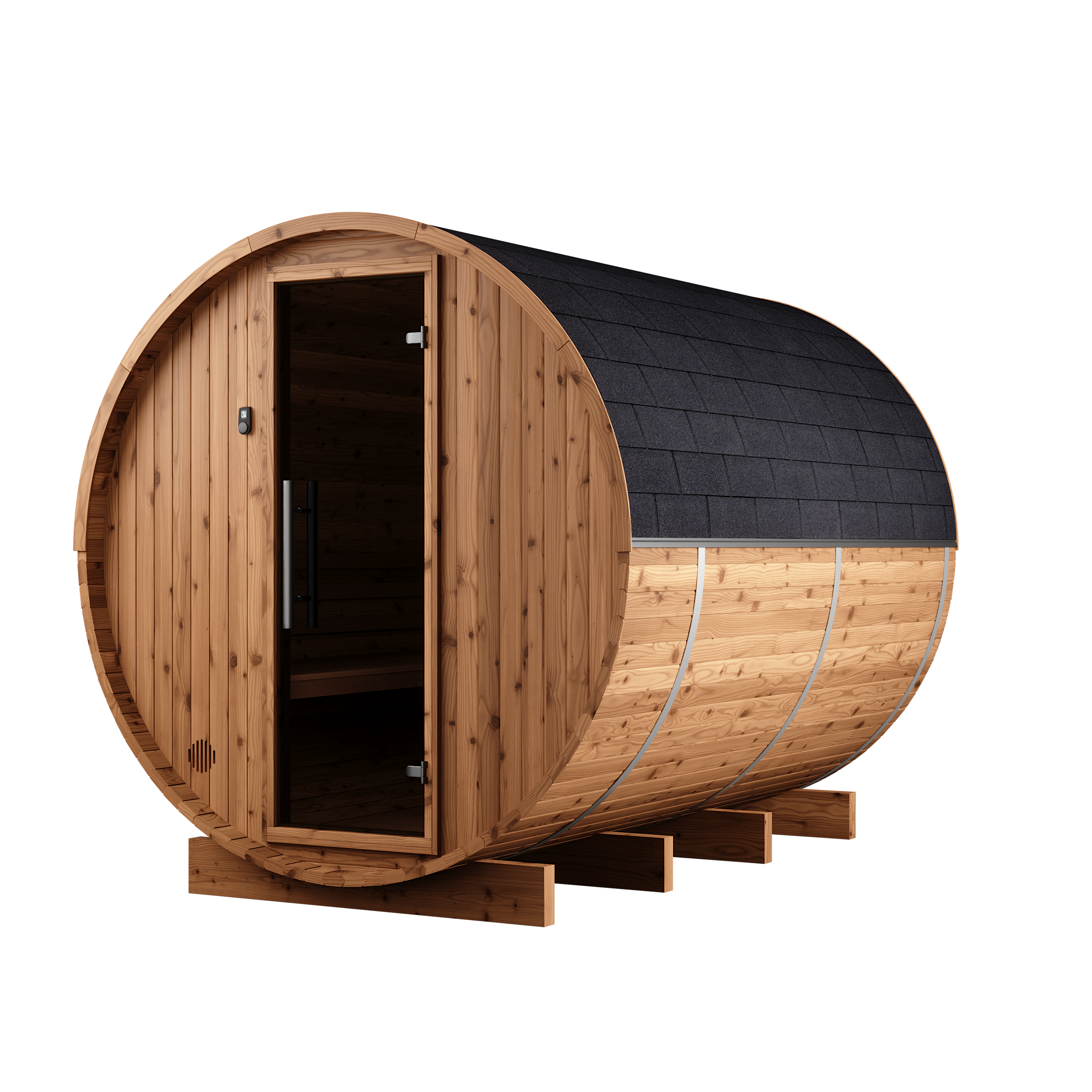 Thermory 8 Person Barrel Sauna No 85 DIY Kit Thermally Modified Spruce Thermory Right_f17babc2-13bb-4e47-b914-336edb5fead4.png