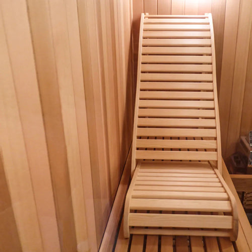 Adjustable Sauna Bench Recliner