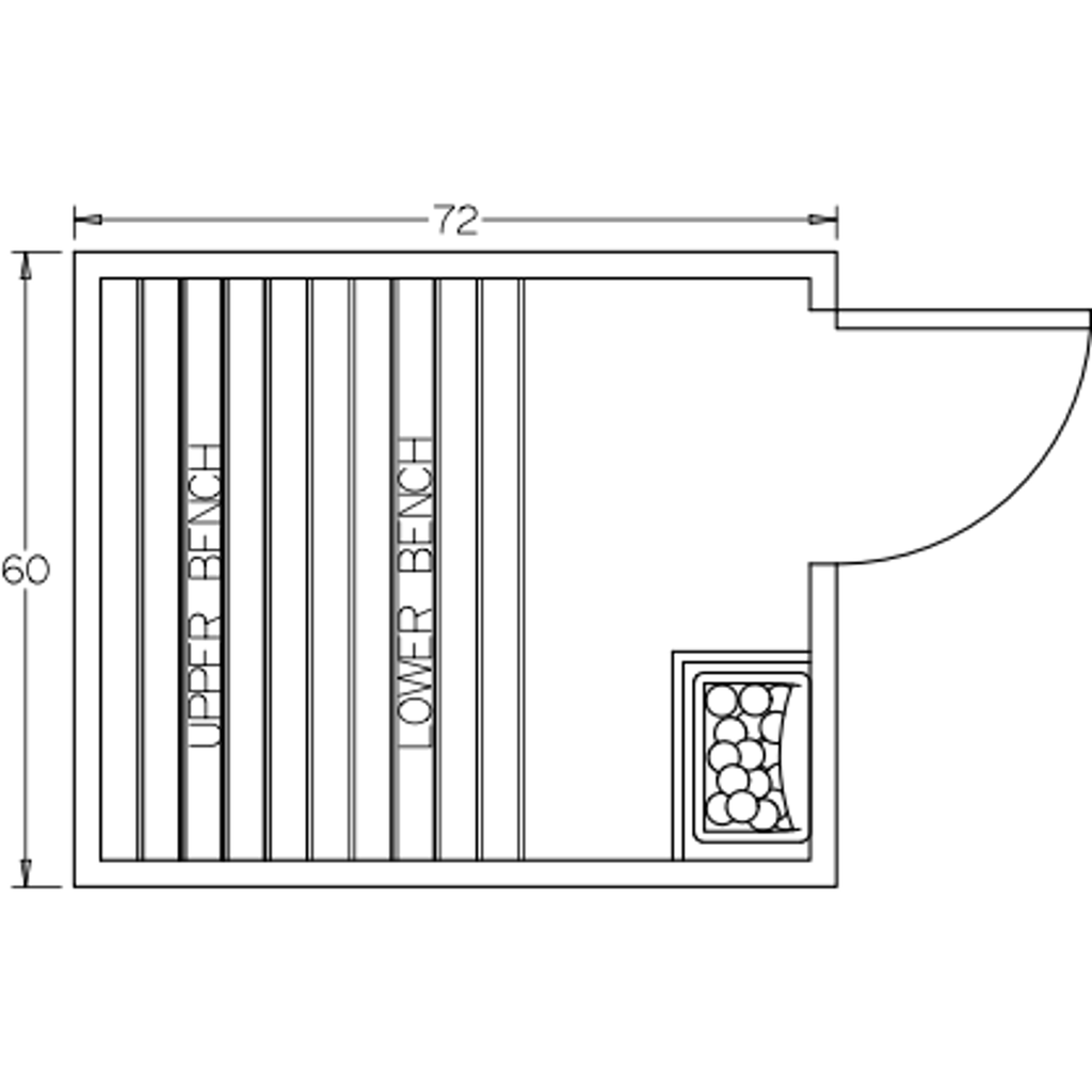 Finnish Sauna Builders 5' x 6' x 7' Pre-Built Indoor Sauna Kit Clear Cedar / Option 1 Finnish Sauna Builders ScreenShot2022-10-04at10.37.27AM.png