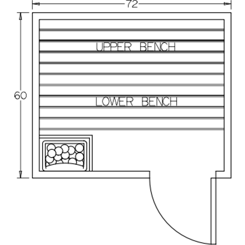 Finnish Sauna Builders 5' x 6' x 7' Pre-Built Indoor Sauna Kit Clear Cedar / Option 5 Finnish Sauna Builders ScreenShot2022-10-04at10.37.53AM.png