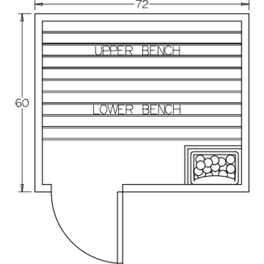 Finnish Sauna Builders 5' x 6' x 7' Pre-Built Indoor Sauna Kit Clear Cedar / Option 7 Finnish Sauna Builders ScreenShot2022-10-04at10.38.13AM.png