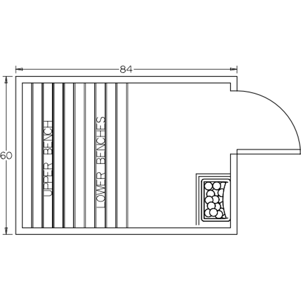Finnish Sauna Builders 5' x 7' x 7' Pre-Built Indoor Sauna Kit Clear Cedar / Option 2 Finnish Sauna Builders ScreenShot2022-10-04at10.47.20AM.png