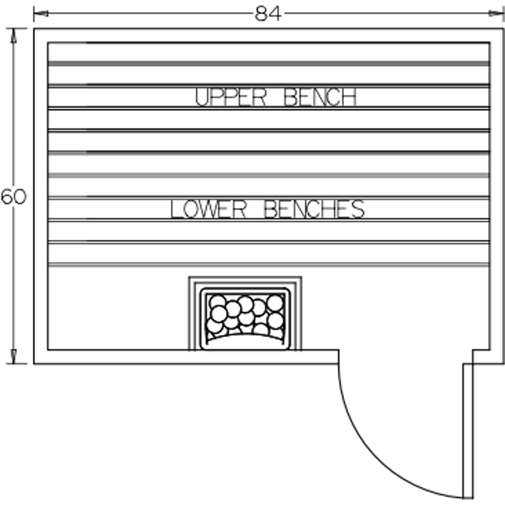 Finnish Sauna Builders 5' x 7' x 7' Pre-Built Indoor Sauna Kit Clear Cedar / Option 5 Finnish Sauna Builders ScreenShot2022-10-04at10.47.38AM.png